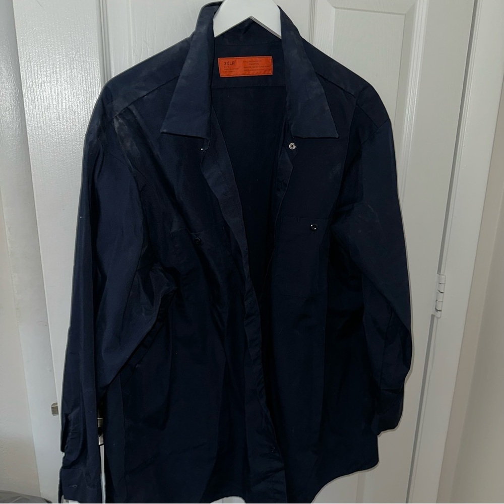 Men’s Navy Button Down Shirt